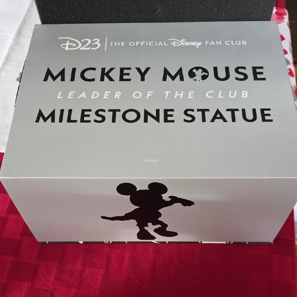 Disney D23 Mickey Mouse "Leader of the Club" Milestone Statue. 